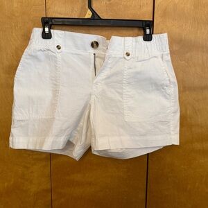 Sonoma Women's White Bermuda Shorts